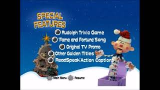 Rudolph the RedNosed Reindeer 2001 DVD Special Features Menu [upl. by Otrebide13]