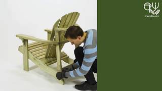 OOGarden  Montage du fauteuil Sylvestre en pin [upl. by Isle665]