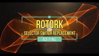 Rotork Selector Switch Replacement [upl. by Aihsemat]