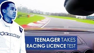 15 year old driving Brands Hatch Senior Racing License training test  SchoolboyRacer Vlog [upl. by Quint314]