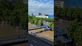 Unwetter im Saarland Saarbrücken versinkt im Wasser [upl. by Ecela]