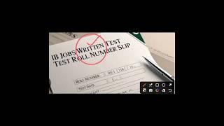 IB  Intelligence bureau written test 2024  IB roll number slips kese nikalen  Ib physical test [upl. by Atilrac]