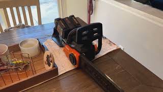 Worx 40V Chainsaw 1 Year Review What Can What Cant It Do [upl. by Oigile868]