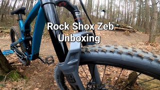 Unboxing Rock Shox Zeb i pierwsze loty w wietrze [upl. by Anama961]