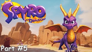 Slim Plays Spyro the Dragon Reignited  5 Clearing the Cliffs and Cavern [upl. by Dedra]