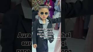 Rayanza ikut fasion show bareng mama gigi cipung rayanza mamagigi raffiahmad [upl. by Noella]