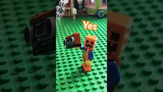 Robot comes to destroy Lego City so had to do it to them legostopmotion legoanimation [upl. by Faulkner]