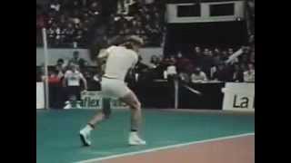 Bjorn Borg learne super backhand 2 [upl. by Lougheed]