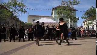 Beltane Border Morris dance the show spot at Teignmouth Folk Festival 2014 [upl. by Berard408]