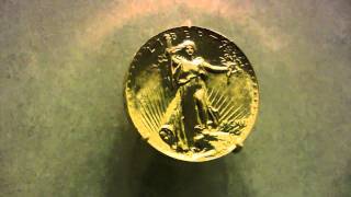 Rare Coins  1907 20 Gold American Eagle Ultra High Relief design by Augustus SaintGaudens [upl. by Jacoby]