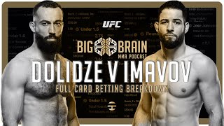 BB MMA 116  UFC Vegas 85 Dolidze vs Imavov  BigSteve  Pepe [upl. by Musetta]