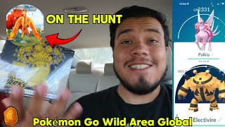 Day 1 of Pokemon Go Wild Area GlobalOpening Packs [upl. by Azial]