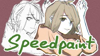 【SPEEDPAINT】Doozing off  September Calendar Illustration  Clip Studio Paint [upl. by Hoffer]