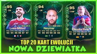 NAJLEPSZE KARTY EWOLUCJI ✅NOWA DZIEWIĄTKA✅ W EA FC 24 [upl. by Simara]