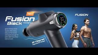 Fusion Black Pro Muscle Massage Gun [upl. by Larimore]