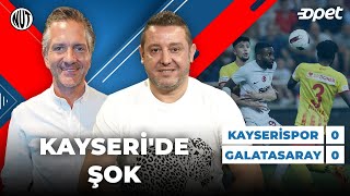 Kayserispor 0  0 Galatasaray Maç Sonu  Nihat Kahveci Nebil Evren  Gol Makinası [upl. by Dolf791]