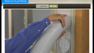 How to install a Danby Single Hose Portable Air Conditioner [upl. by Doxia]