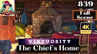 JUNES JOURNEY SCENE 839  THE CHIEFS HOME 🎬FULL MASTERED SCENE🎬 Hidden Object Game [upl. by Jaquenette]