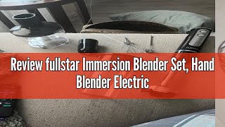 Review fullstar Immersion Blender Set Hand Blender Electric Immersion Blender Handheld 9Speed 5 [upl. by Akcinahs]