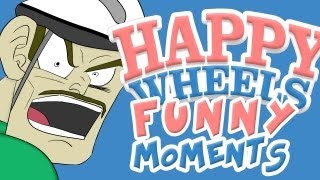 HAPPY WHEELS  FUNNY MOMENTS MONTAGE [upl. by Derk]