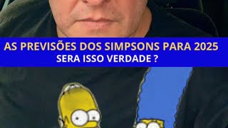 As previsões macabras dos SIMPSONS para 2025 [upl. by Elleinnad]