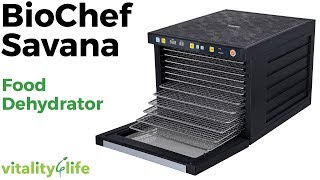 Easy to use Food Dehydrator  BioChef Savana Dehydrator  Vitality 4 Life [upl. by Yelsiap]