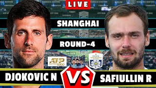 🔴LIVE N Djokovic vs Safiullin R • Shanghai Masters ATP1000 2024 Round 4 Djokovic sinner Shanghai [upl. by Schwenk]