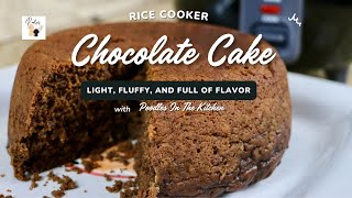 Rice Cooker Chocolate Cake [upl. by Mosra]