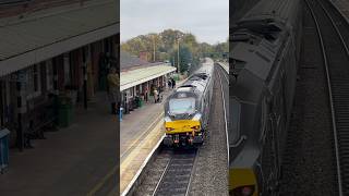 Here is Chiltern Railways 68015 thrashing out of Dorridge [upl. by Niarbo]