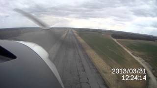 Landing at Conington Ikarus C42B GCGXI [upl. by Anilas]