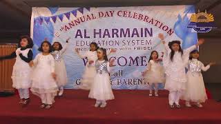 Welcome Song For School  Smile on the face  Kids Tablo Performance Al Harmain Education System [upl. by Ddahc]