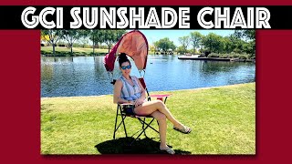 GCI Outdoor Sunshade Comfort Pro Camping Chair Review [upl. by Fredelia]