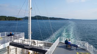 Salt Spring Island Long Harbour to Vancouver Tsawwassen  BC Ferries Salish Raven [upl. by Neila]