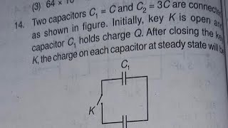 Distribution of charges on capacitor [upl. by Arhoz]