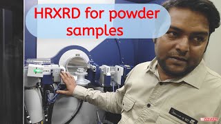 HRXRD of powder samples with 6 sample assembly [upl. by Enelam]