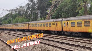 Goa Tejas Express  CSMT to Karmali  Complete journey [upl. by Calondra]