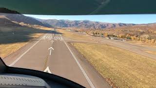 Cirrus SF50 Approach and departure at Aspen during SOE [upl. by Etnahc]