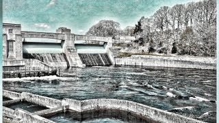 Pitlochry Dam amp Fish ladder with Salmon [upl. by Inanak]