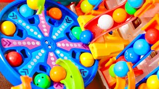 Marble Run Ferris Wheel RASH Race ASMR marblerun rollercoaster stisfying [upl. by Tallia]