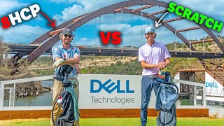 8 Handicap Vs Scratch Golfer  Dell Match Play [upl. by Ettore]