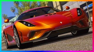 NEW GTA ONLINE DLC VEHICLE THAT WOULD BE PERFECT  OVERFLOD HYPERCAR ENTITY KOENIGSEGG REGERA [upl. by Ranson]