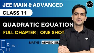 Quadratic equations Class 11  Top Practice Problems  JEE Main  JEE Advanced Arvind Sir Vedantu [upl. by Akeit]