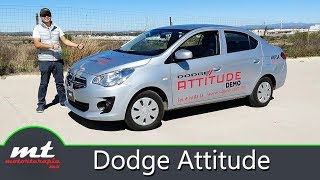 Dodge Attitude SE básico  ¿1000 kilómetros con un tanque [upl. by Trescha]