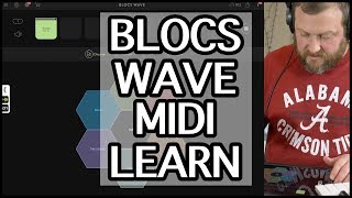 Blocs Wave Midi learn via Audiobus Midi Learn IAP [upl. by Dixil]