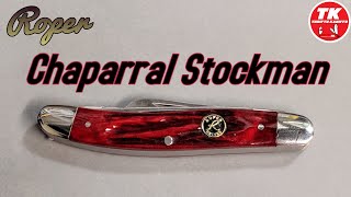 Roper Chaparral Stockman Red Jigged Bone Pocket Knife RP0001CRB [upl. by Auhsot434]