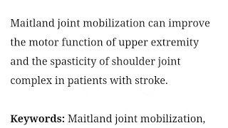 conventional Rehabilitation in stroke patients medical medicines stroke strokesurvivor physio [upl. by Atirak]