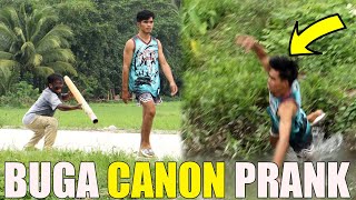 TAONG GRASA BUGA CANON PRANK PART 3  Sa subrang gulat ni kuya nahulog sya sa kanal [upl. by Ebbarta54]