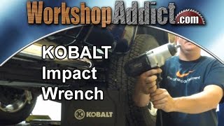 Kobalt Reversible 12quot Impact Wrench 80 amp [upl. by Artim]