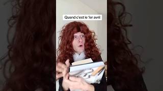 Le poisson davril  🐟 😱 shorts humour sketch acting comedy animation pov video school fy [upl. by Prager]