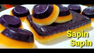 SAPIN SAPIN WITHOUT COCONUT MILK  HOW TO MAKE SAPIN SAPIN  STEAMED FOODS [upl. by Matthieu176]